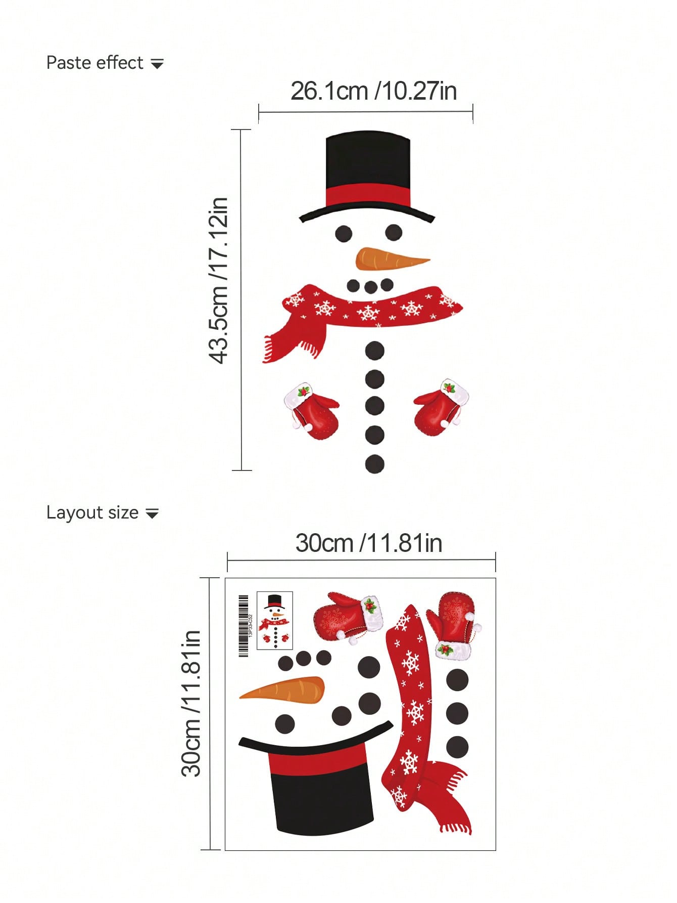 mama look 1pc Christmas Day Lovely Snowman Toilet Stickers For Bathroom Closestool Toilet Seat Decal Decor Removable PVC Decal Toilet Seat DIY Mural Home Bathroom Decor Red